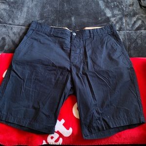 Navy blue cargo shorts